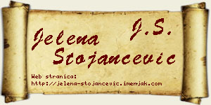 Jelena Stojančević vizit kartica